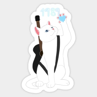 MUSICIAN 1989 CAT ERA Sticker